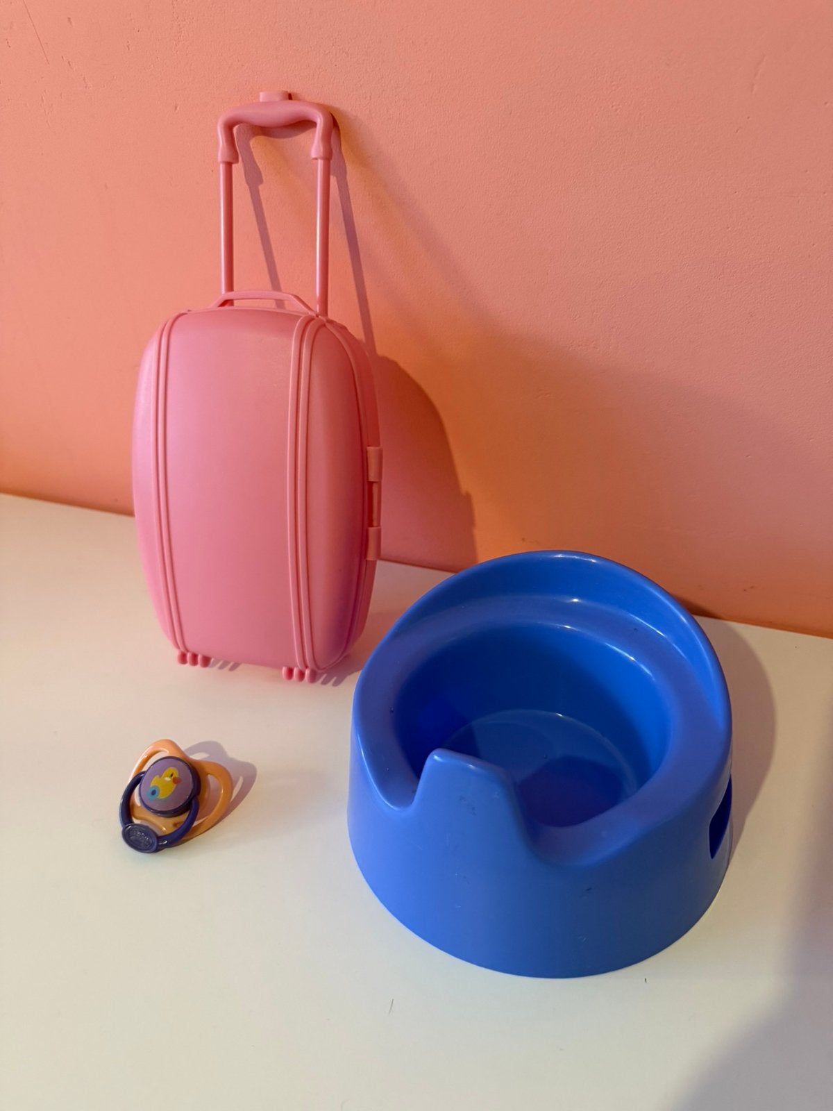 Koffer, potje en speen voor pop (Baby Born), Kinderen en Baby's, Speelgoed | Poppen, Ophalen of Verzenden, Gebruikt, Overige typen