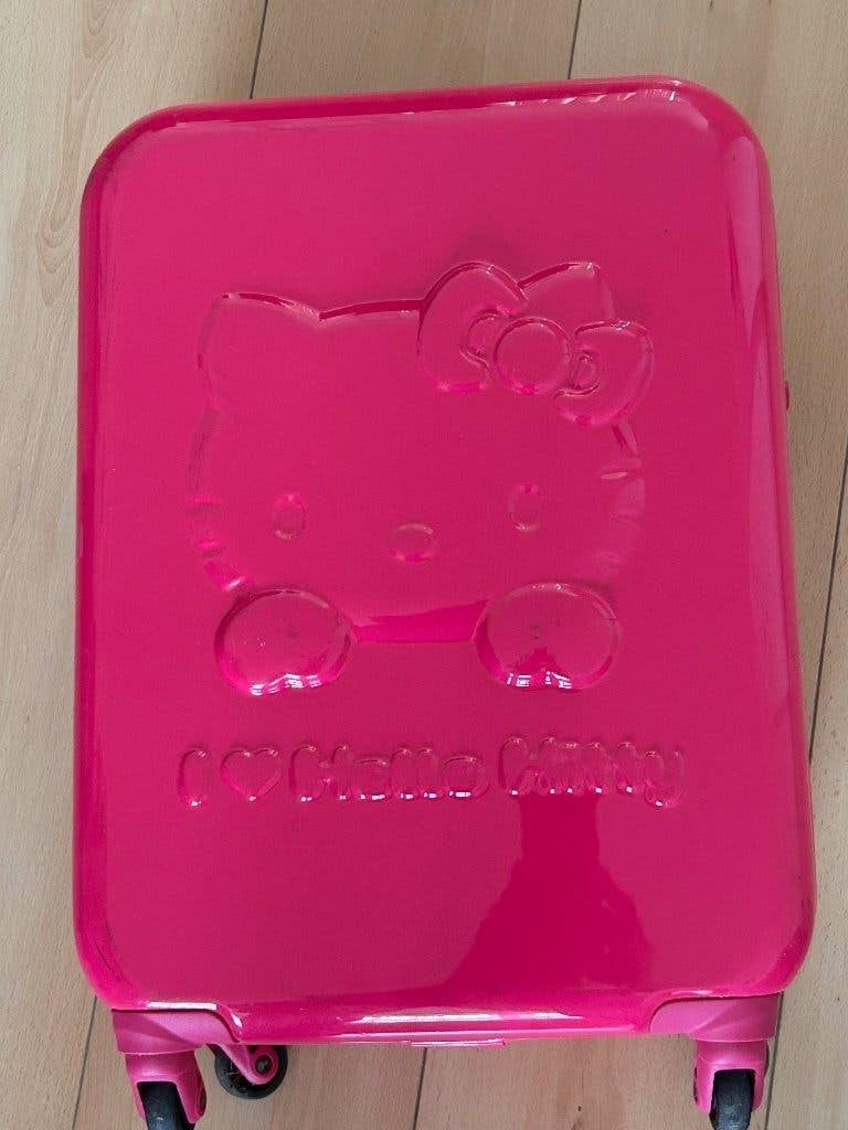 kleine koffer hello kitty, Ophalen, Wieltjes, Gebruikt, 50 tot 60 cm