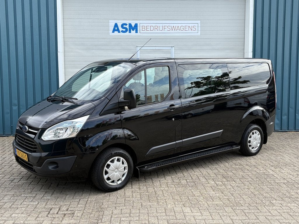 Ford Transit Custom 290 2.2 101Pk TDCI L2H1 Trend DC / Cruis, Auto's, Voorwielaandrijving, Euro 5, 101 pk, Gebruikt
