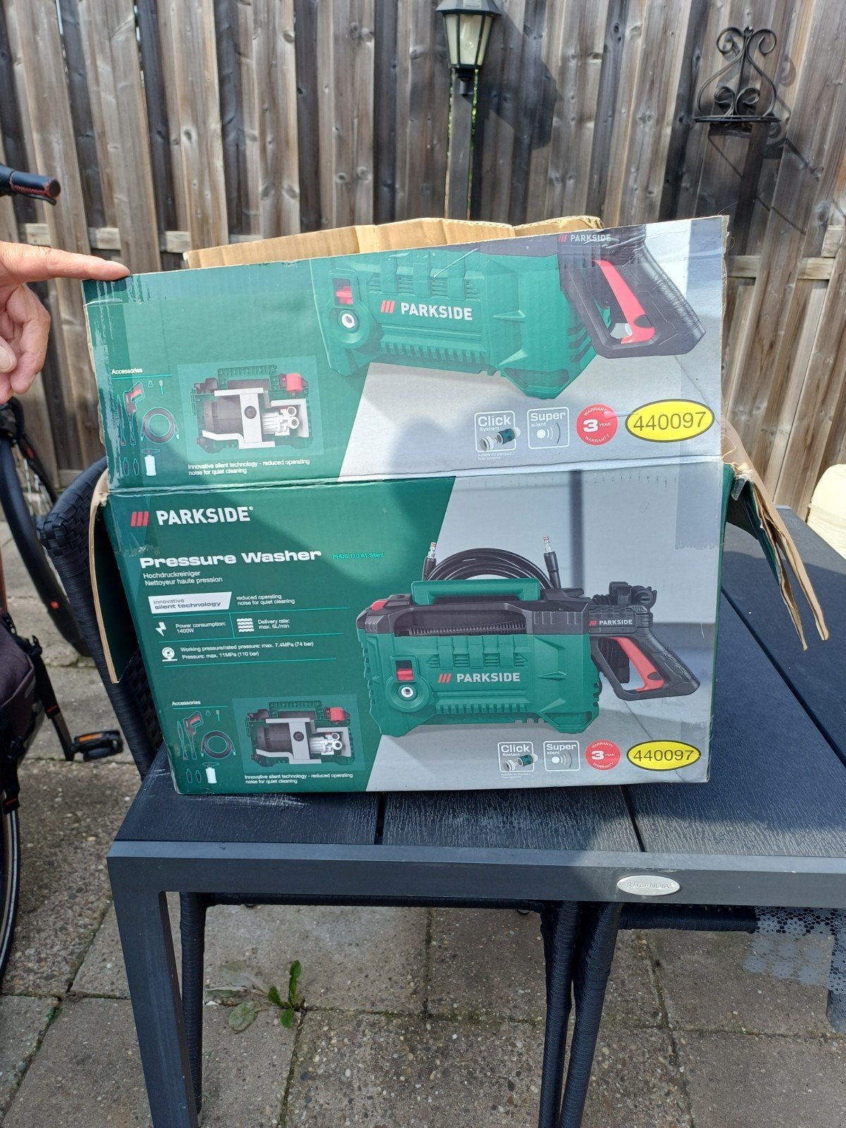 parkside hogedruk reiniger, Ophalen of Verzenden, 1200 watt of meer, 70 mm of meer