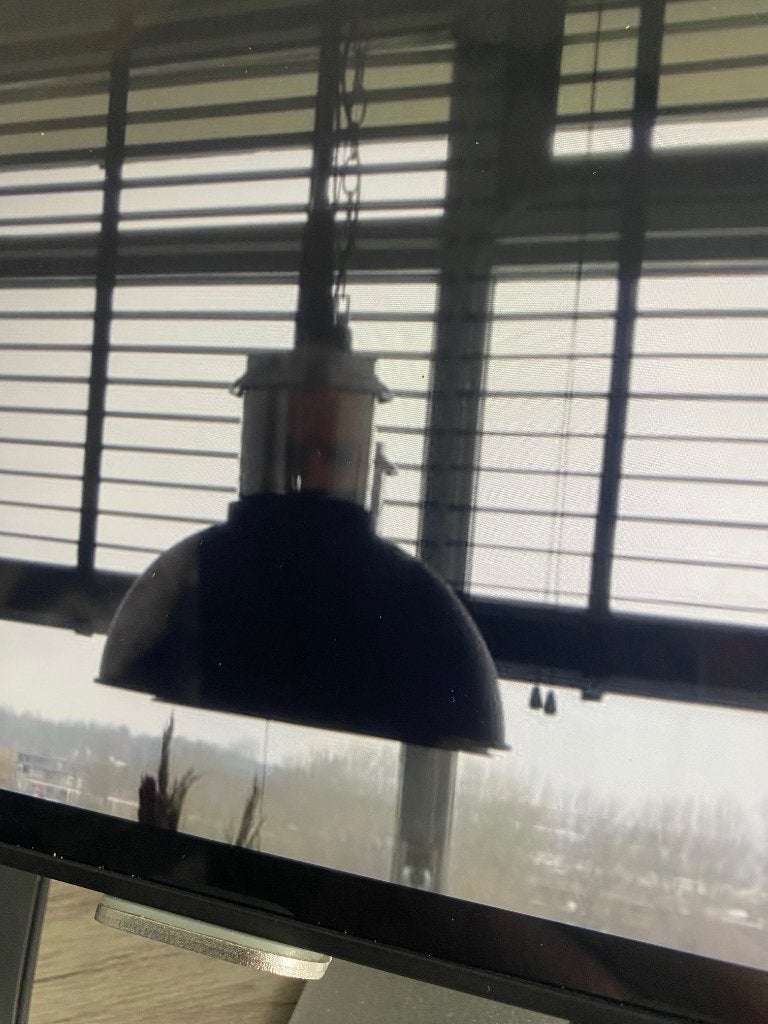industrie lamp grijs, Metaal, Overige stijlen, Grijs, Zo goed als nieuw