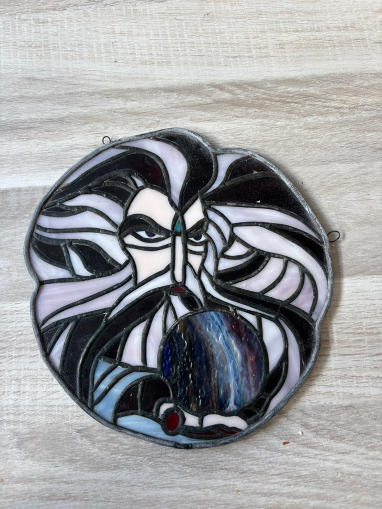 Prachtig Glas-in-Lood Kunstwerk, Ophalen