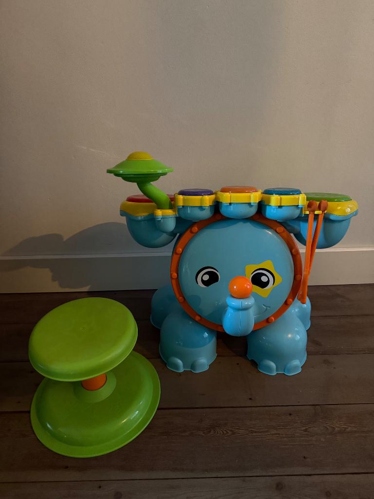 Vtech Rock & Leer drumstel, Kinderen en Baby's, Ophalen of Verzenden, Zo goed als nieuw, 2 tot 4 jaar