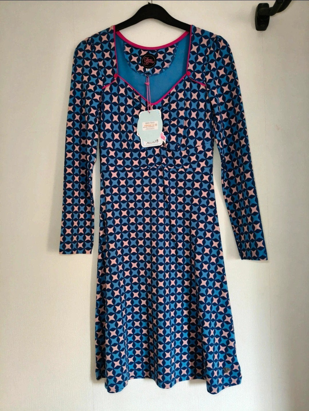Tante Betsy Jurk Lola Stars Maat S Nieuw met kaartjes, Kleding | Dames, Tante Betsy, Blauw, Nieuw, Ophalen of Verzenden