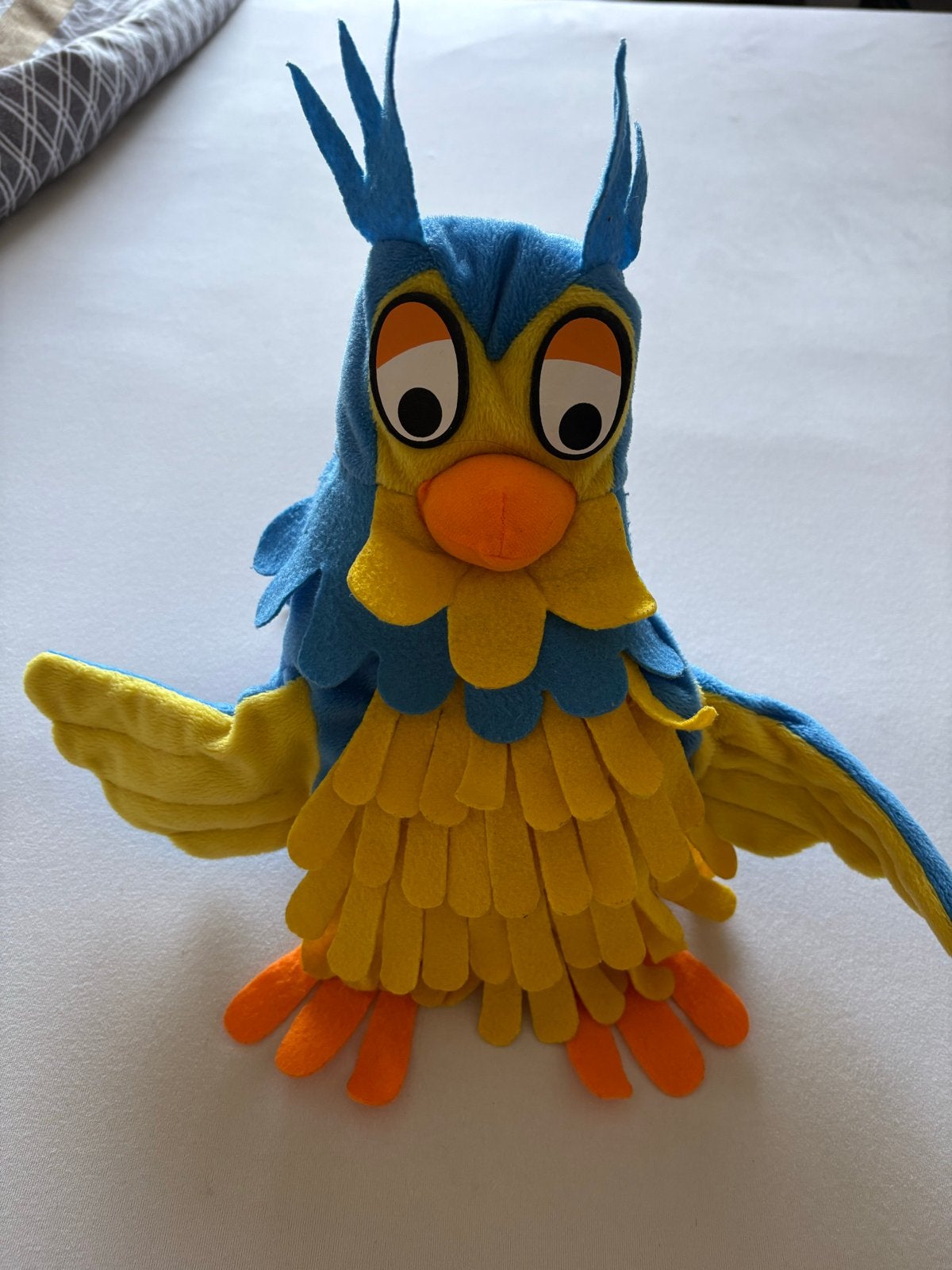 Handpop Meneer de Uil - De Fabeltjeskrant, Gebruikt, Overige merken, Overige karakters, Overige typen