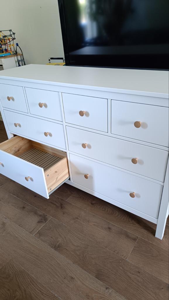 Hemnes ladekast commode van Ikea, Huis en Inrichting, Kasten | Ladekasten, Ophalen, 100 tot 150 cm, 5 laden of meer, Zo goed als nieuw