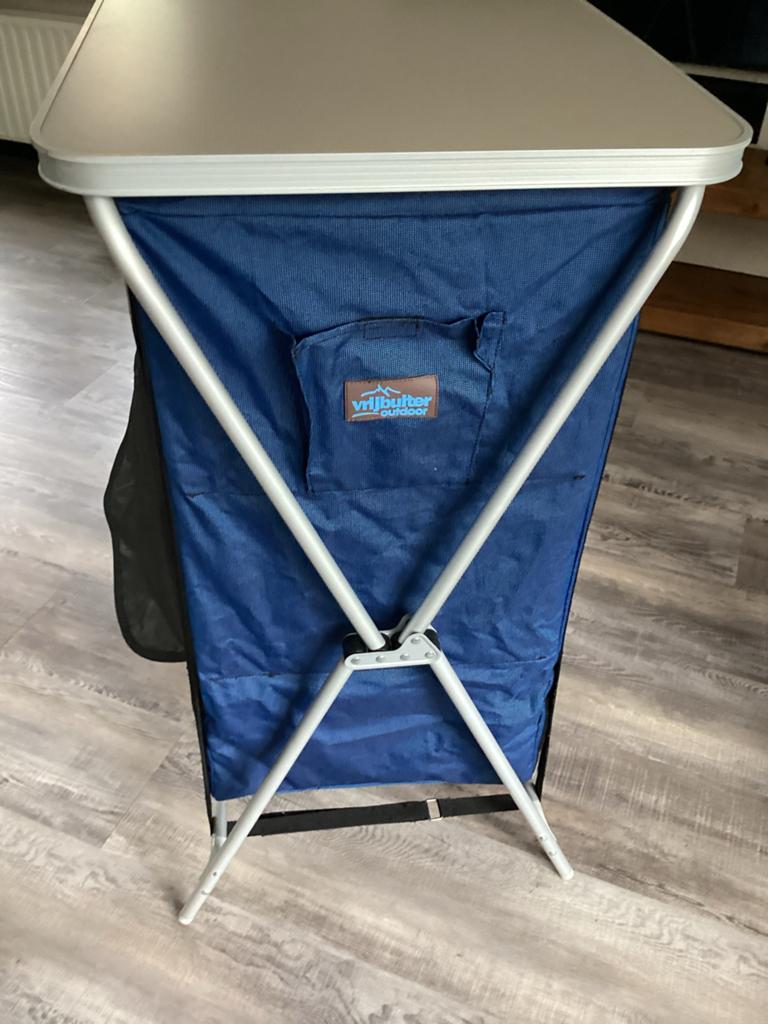 Vrijbuiter Outdoor Campingkast met Tafelblad, Ophalen of Verzenden, Zo goed als nieuw