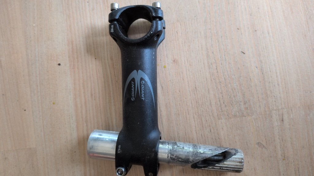 stuurpen montageset, Gebruikt, Stuur, Aluminium, Giant