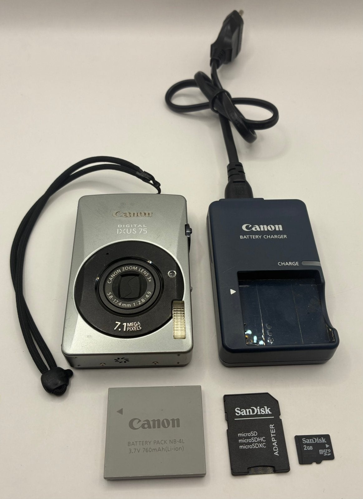 Canon IXUS 75 - compact camera, Ophalen of Verzenden, Zo goed als nieuw, Canon, 8 keer of meer