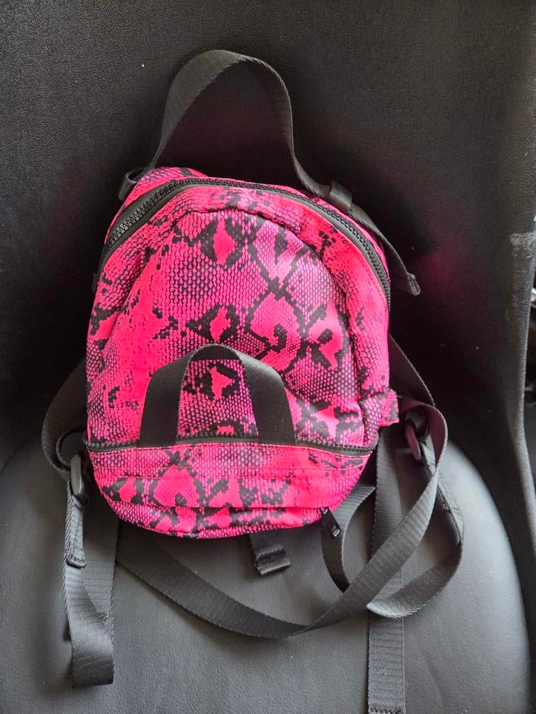Zara tasje roze met zwart slangenprint, Ophalen of Verzenden