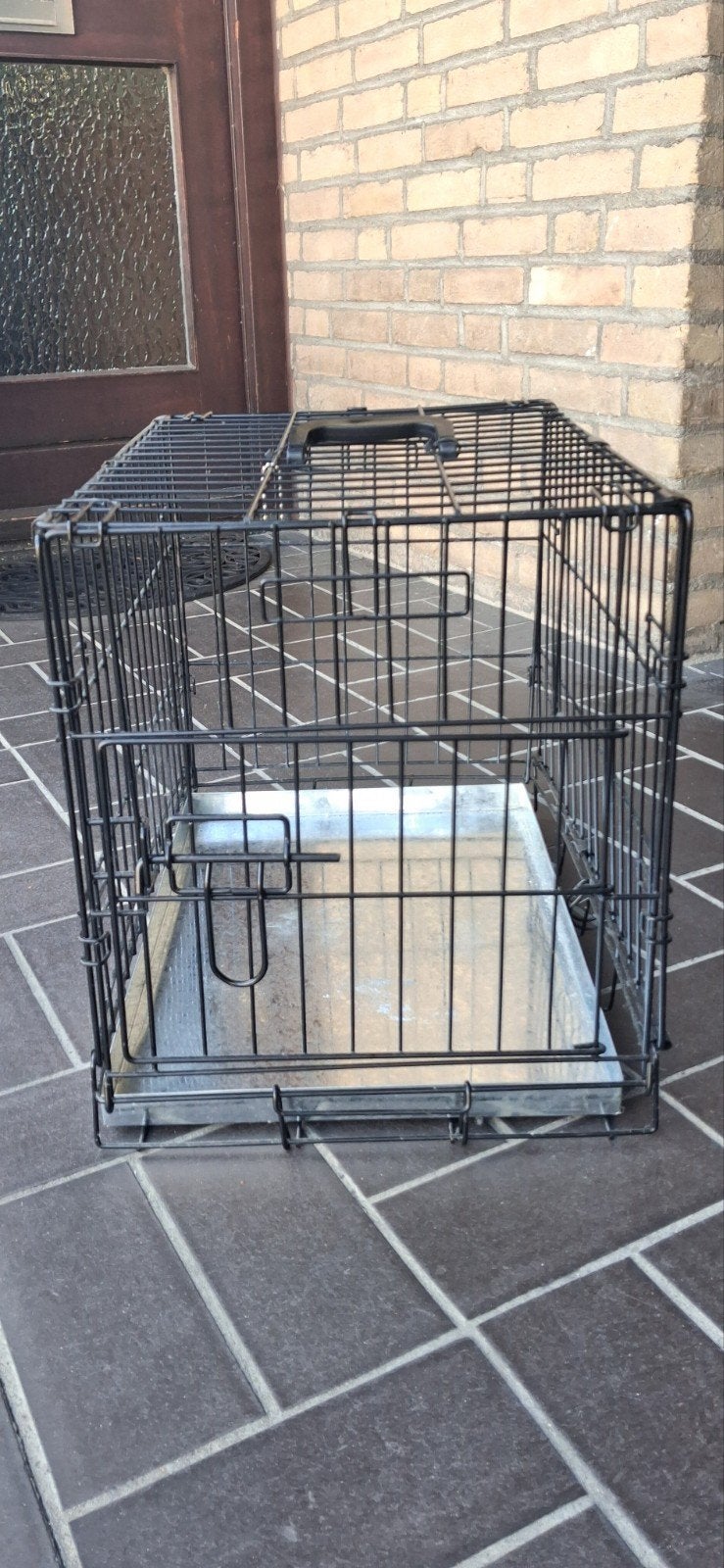 kleine hond / kat / transport kooi zwart, Ophalen, Zo goed als nieuw, Minder dan 75 cm, Minder dan 65 cm