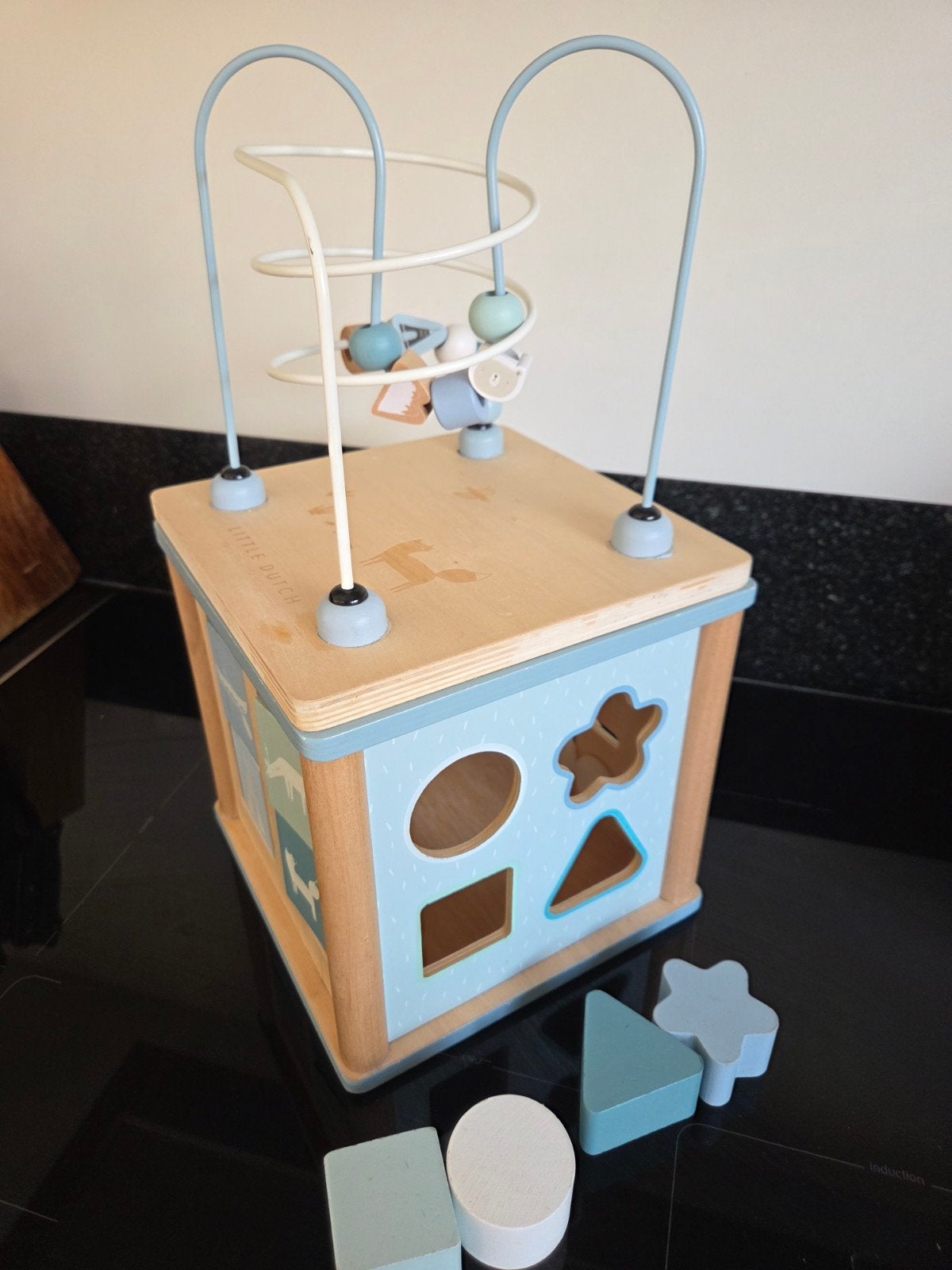 Little Dutch activiteitenkubus hout, Kinderen en Baby's, Ophalen, Gebruikt, Overige typen