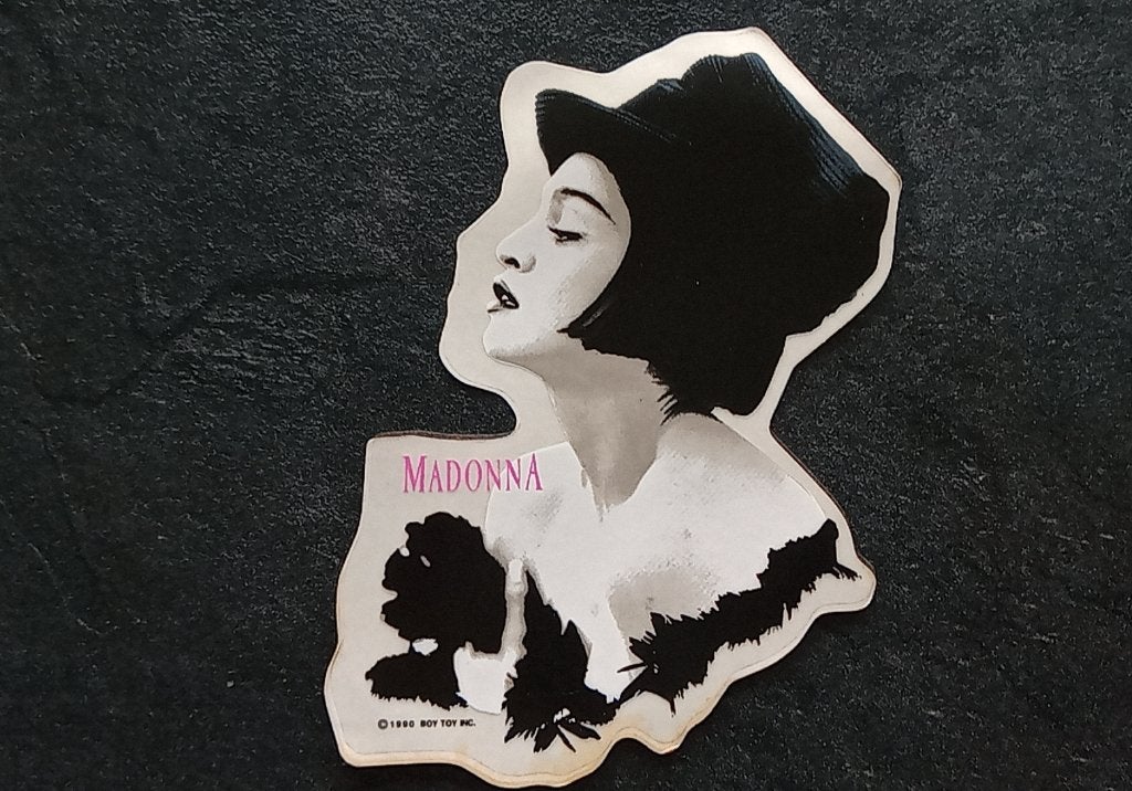 Madonna leuke official 1990 Blond Ambition sticker st32, Ophalen of Verzenden, Nieuw, Overige typen