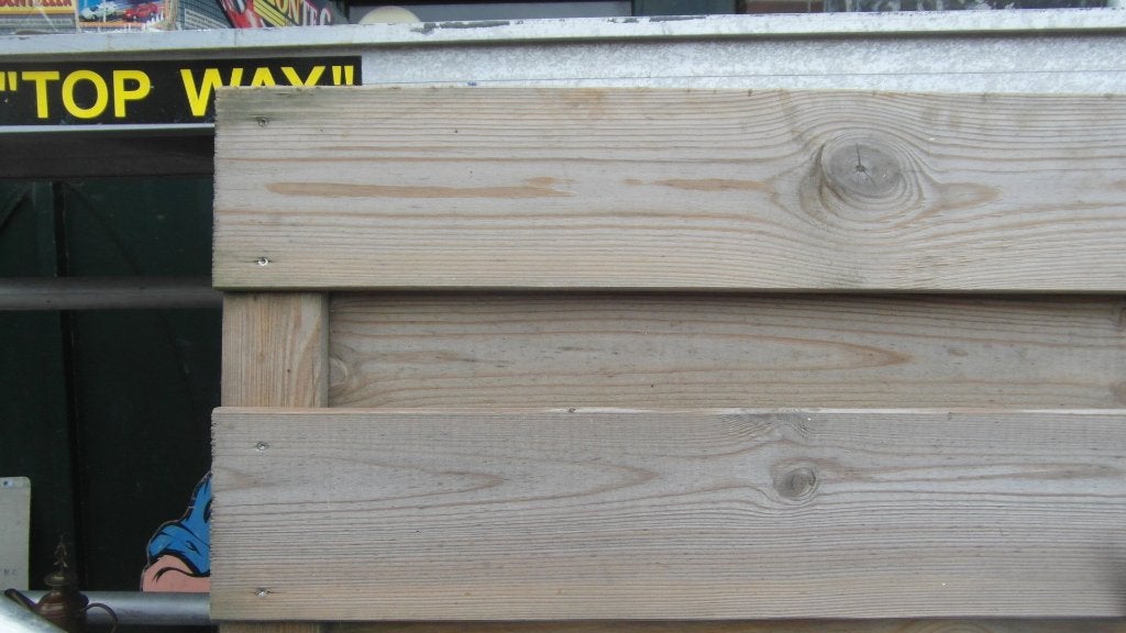houten schutting, Tuin en Terras, Ophalen, 1 tot 2 meter, Minder dan 3 meter, Nieuw