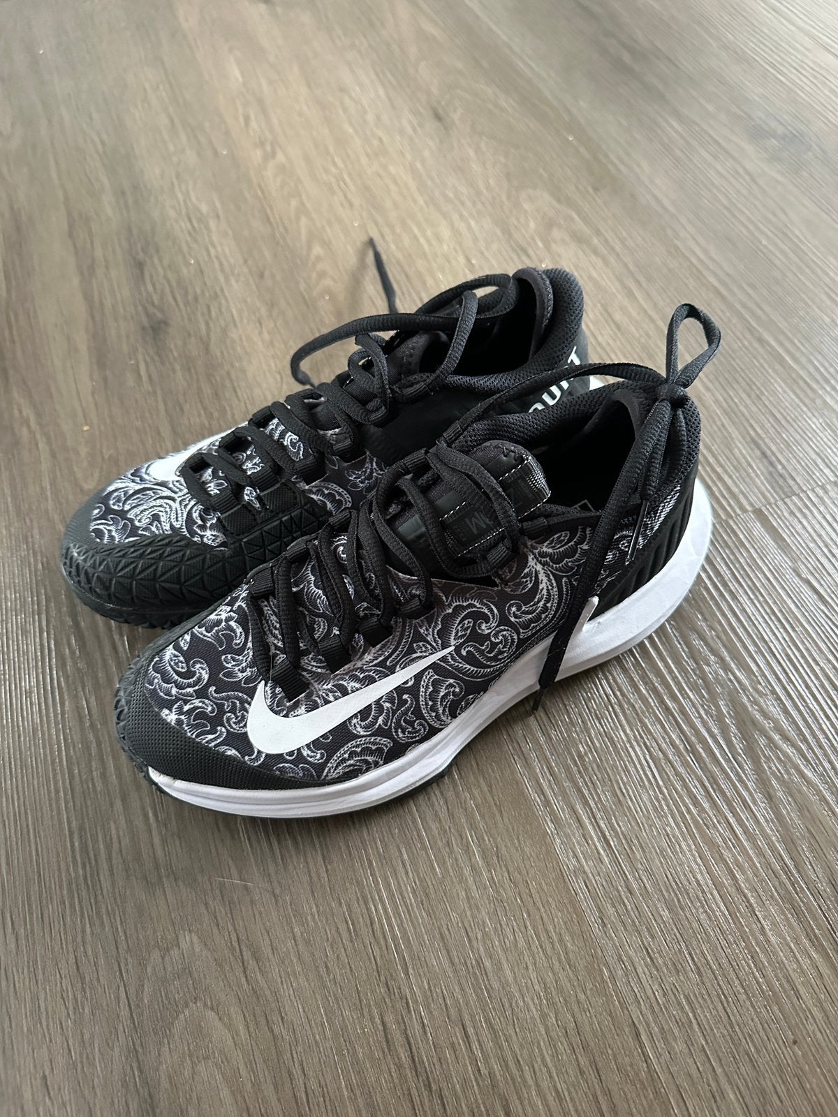 Nike Court Air zoom zero Black, Ophalen, Zwart, Sneakers of Gympen, Zo goed als nieuw