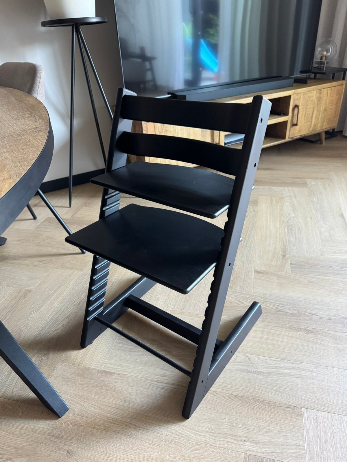 Stokke tripp trapp kinderstoel, Kinderen en Baby's, Kinderstoelen, Ophalen, Zo goed als nieuw, Meegroeistoel
