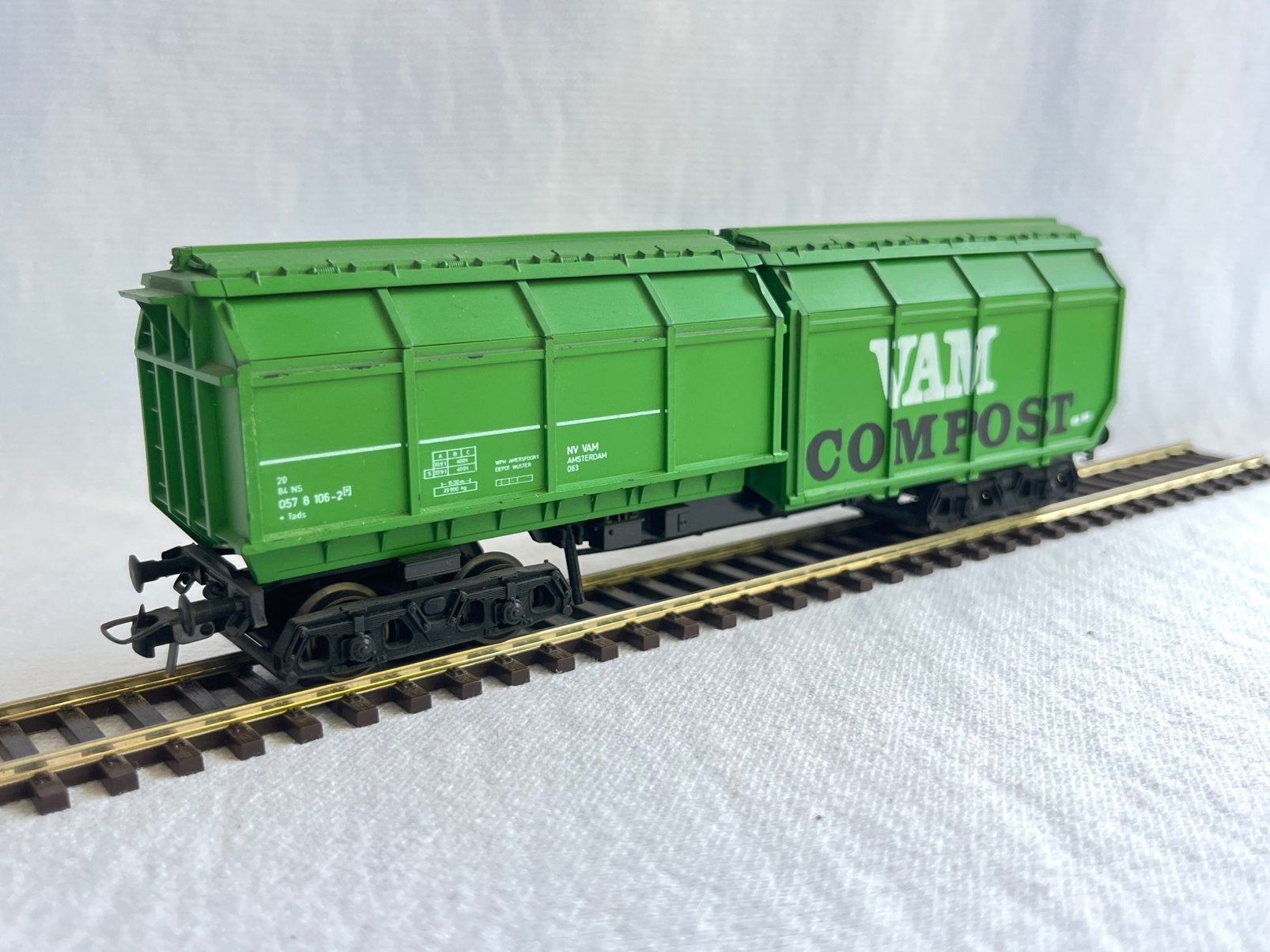 Roco NS VAM compostwagon H0, Gebruikt, Gelijkstroom, Wagon, Ophalen of Verzenden