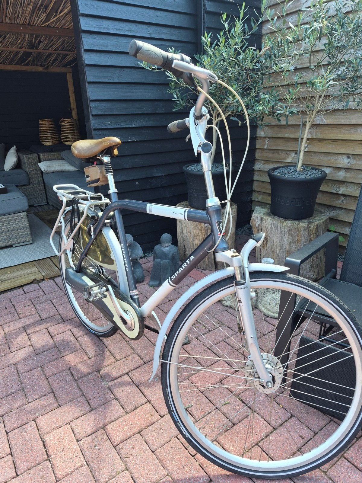 Sparta Tyros Herenfiets, Ophalen, Sparta, Gebruikt, Velgrem