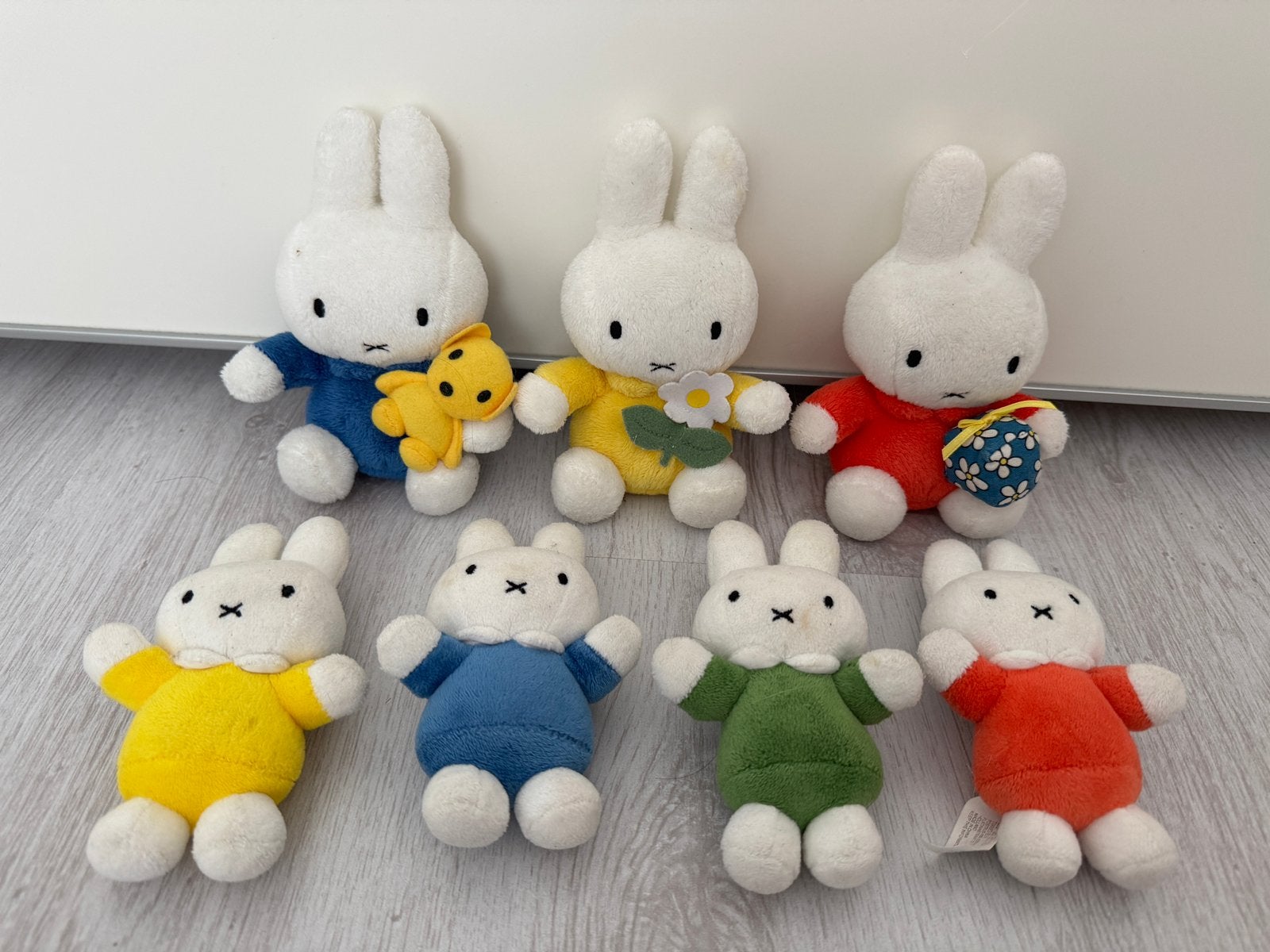 7 Nijntje knuffels, Ophalen of Verzenden, Gebruikt, Konijn