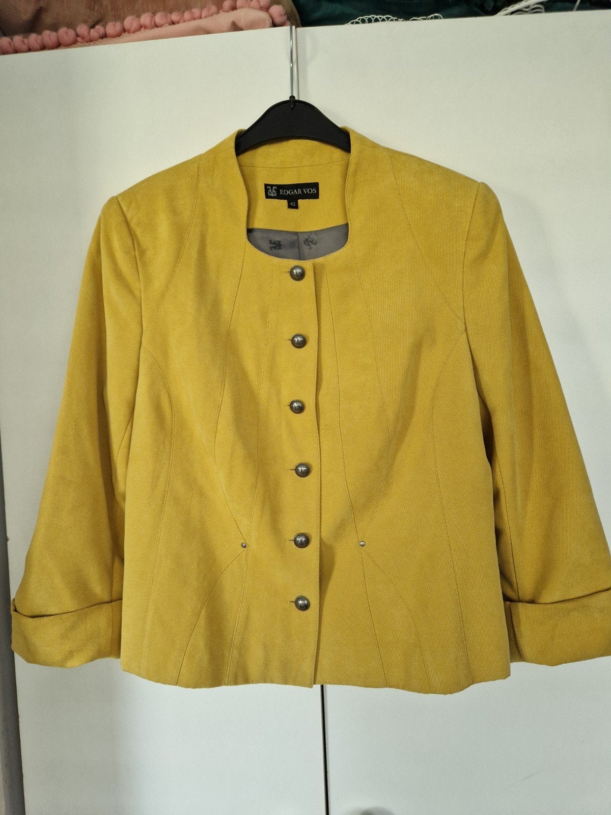 Blazer van Edgar Vos, Maat 42/44 (L), Ophalen of Verzenden, Jasje, Gedragen