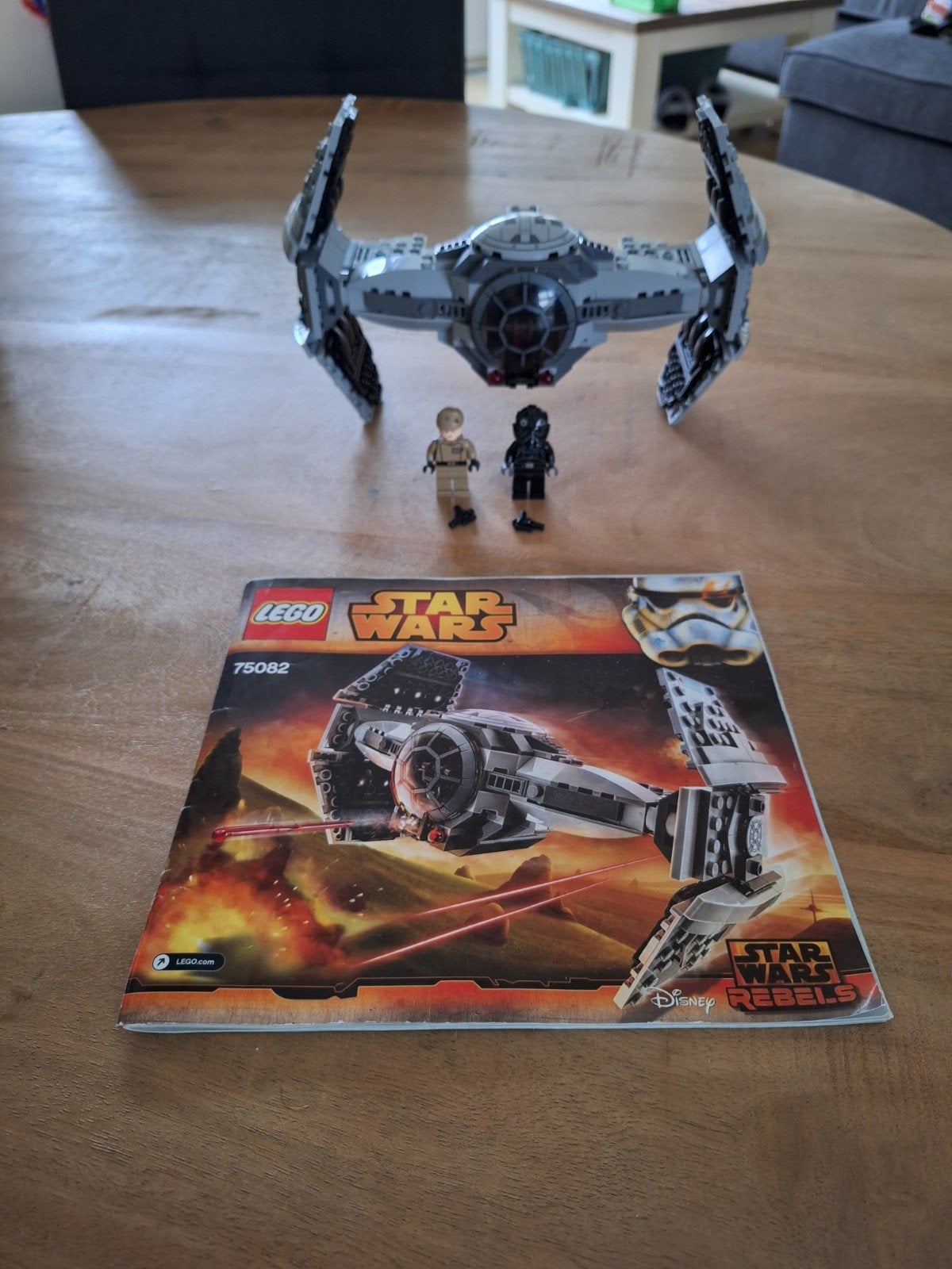 Lego starwars TIE Advanced prototype 75082, Gebruikt, Star Wars, Lego, Ophalen of Verzenden