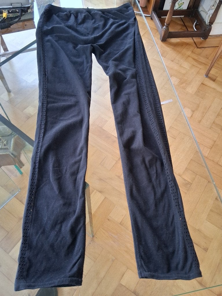 7/8 zwarte broek Girbaud maat 4 - L, Zwart, Maat 42/44 (L), Ophalen of Verzenden, Zo goed als nieuw