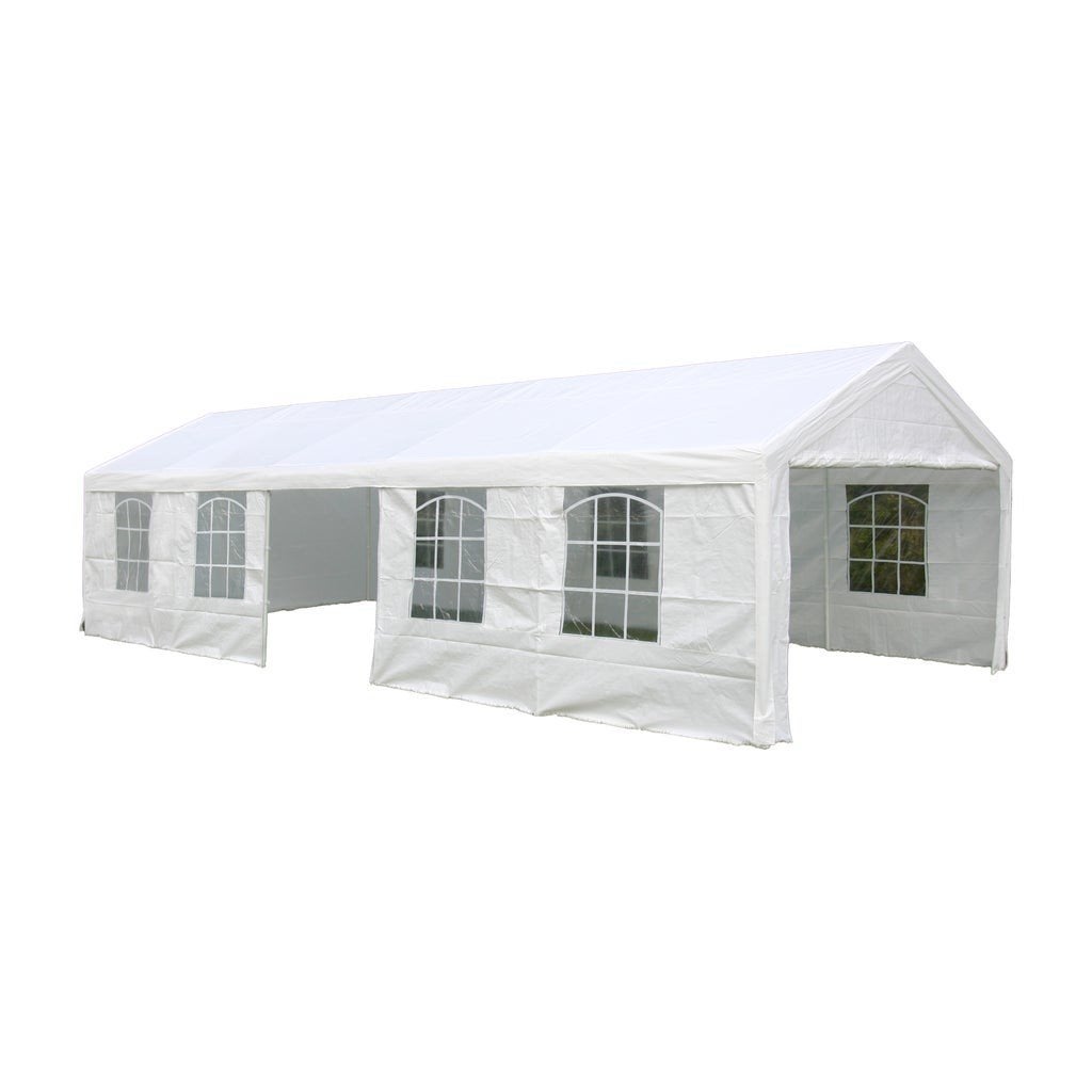 Grote witte partytent met ramen Paviljoen Perro 5x 10 meter, Ophalen of Verzenden, Tot en met 2