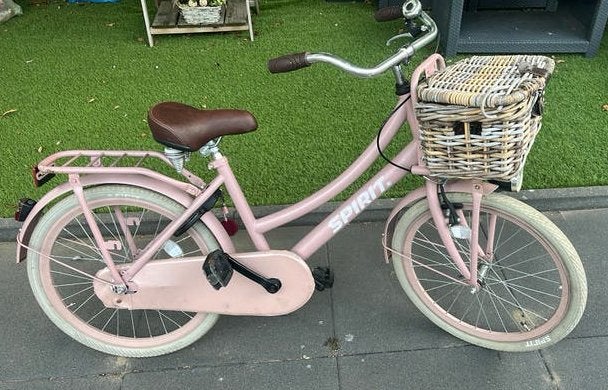 Hippe roze meisjes fiets spirit cargo 22 inch, Ophalen, Terugtraprem, 22 inch, Gebruikt