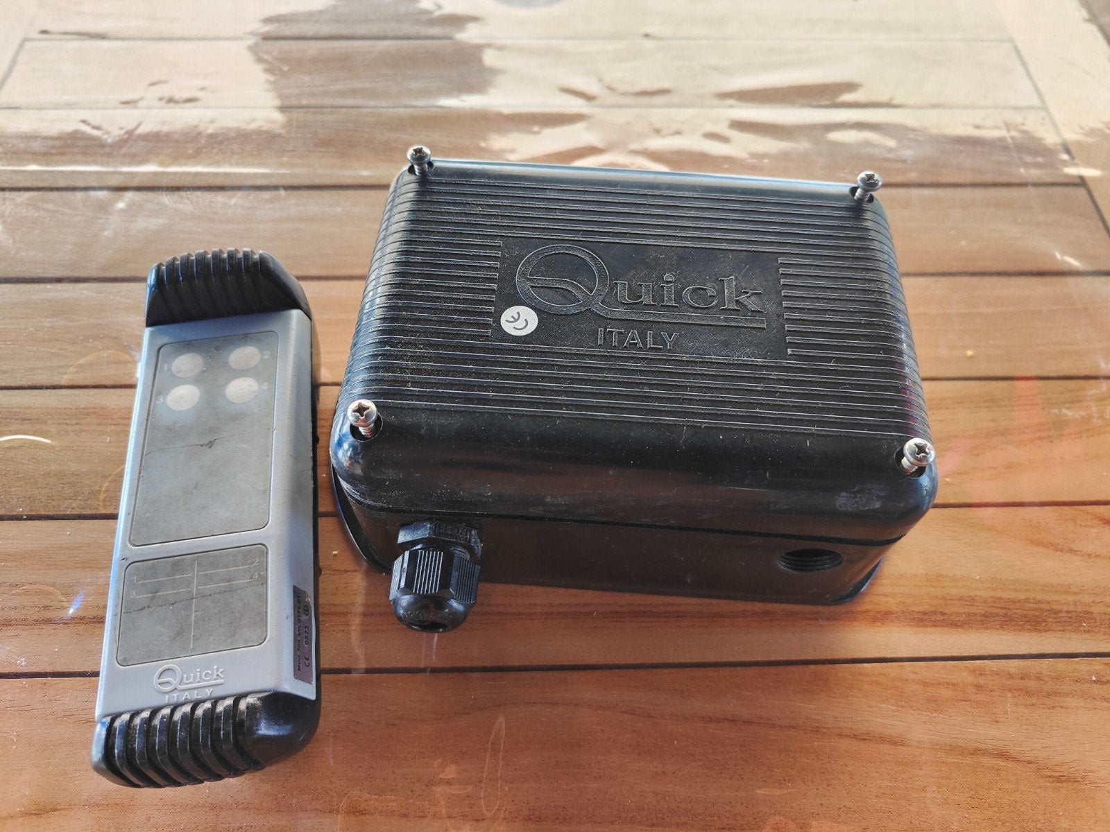 Quick Radio Control Box afstandsbediening boeg en hekschroef, Ophalen of Verzenden, Gebruikt, Motor en Techniek