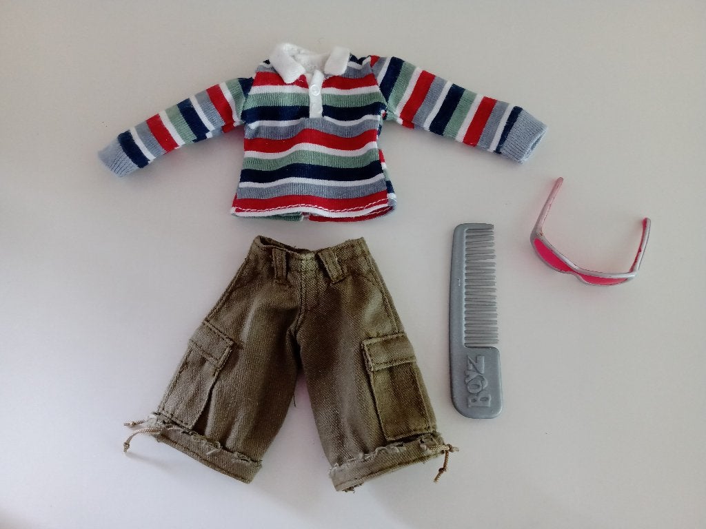 Bratz Boyz The Nu-Cool Collection Kleding en Accessoires, Verzamelen, Poppen, Ophalen of Verzenden, Gebruikt, Kleertjes