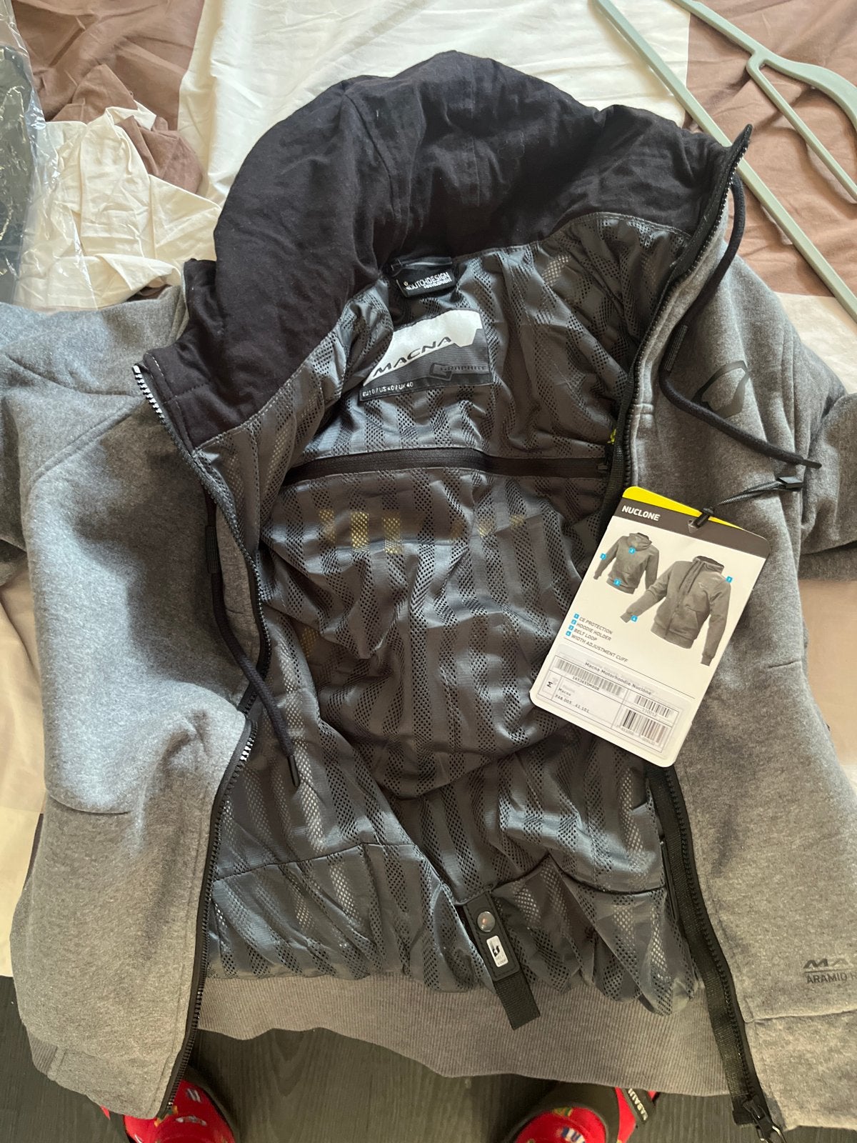Macna motorjas met SAS-TEC rugprotector, Ophalen, Nieuw met kaartje, Dames, Jas | textiel