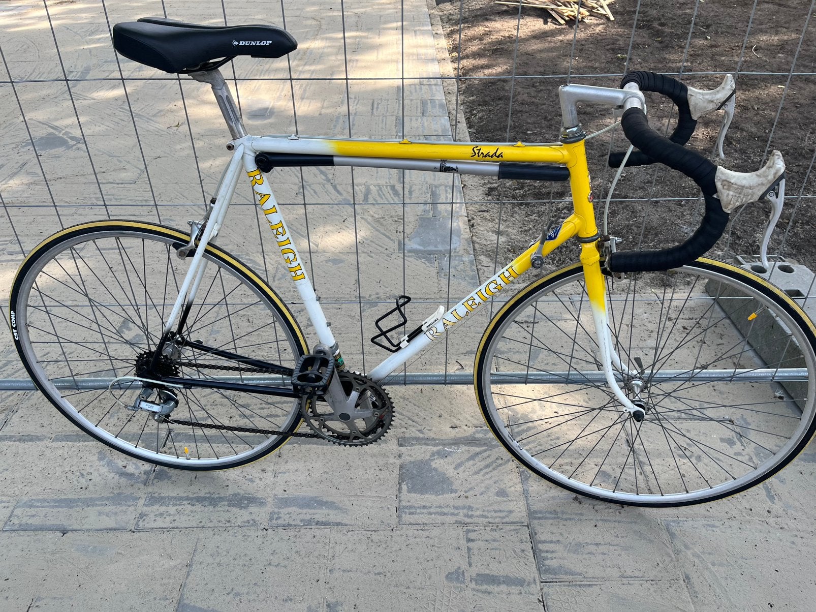 Vintage Raleigh Strada 59 cm, 28 inch, Velgrem, Zo goed als nieuw, 57 tot 61 cm