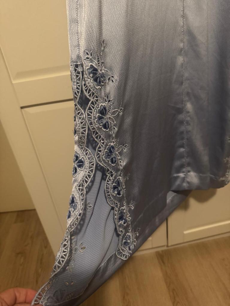 Lichtblauwe Jalaba Maat M - Eenmaal Gedragen, Maat 38/40 (M), Blauw, Ophalen of Verzenden, Zo goed als nieuw