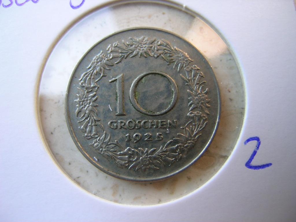 10 Groschen 1925 Oostenrijk (nr 2), Ophalen of Verzenden, Oostenrijk, Losse munt