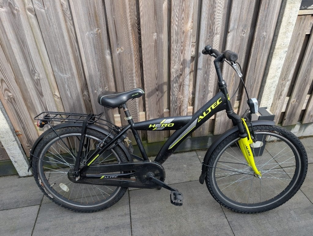 Jongens fiets 24", Ophalen, Gebruikt, Terugtraprem, 24 inch