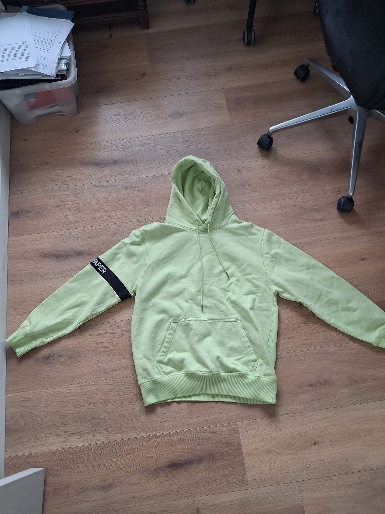 Daily Paper Captain Hoodie - Lichtgroen - Maat L, Maat 52/54 (L), Ophalen of Verzenden, Zo goed als nieuw, Daily Paper