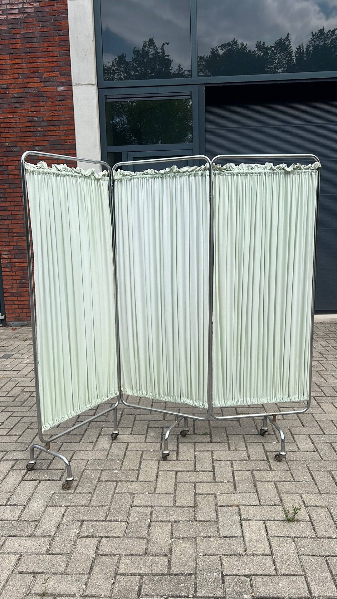 Vintage kamerscherm uit ziekenhuis Haarlem, Ophalen, Gebruikt