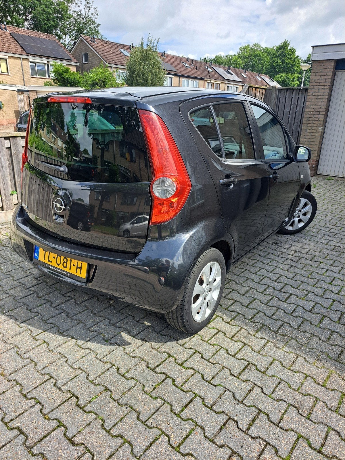 Opel Agila 1.0 12V 2008 Zwart, Ophalen of Verzenden