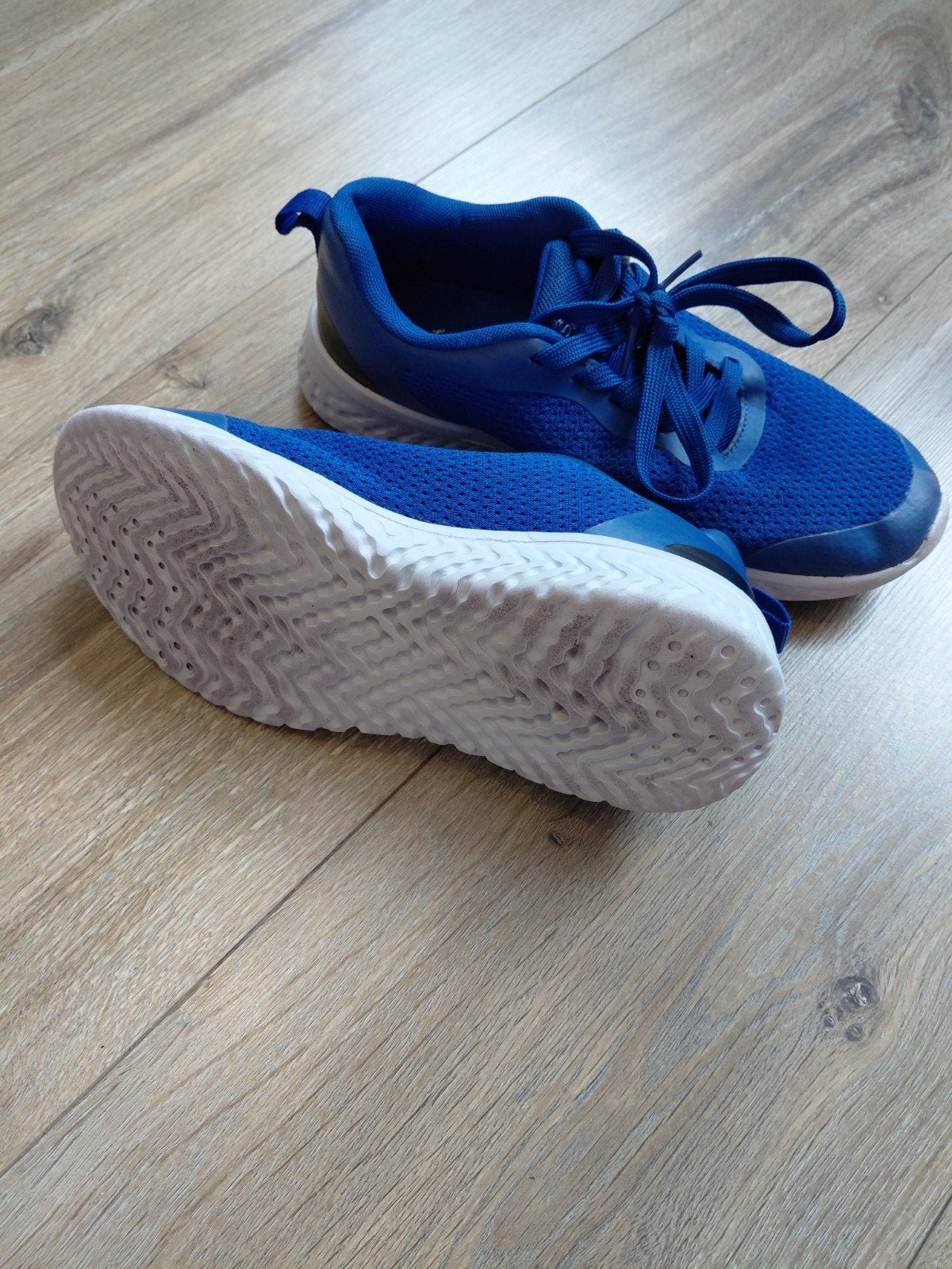 Blauwe gymschoenen maat 37, Ophalen of Verzenden, Gebruikt, Jongen of Meisje, Sportschoenen