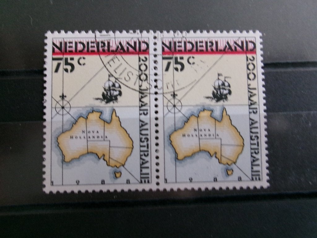 1988 - duo 200 jaar australie (915f), Postzegels en Munten, Postzegels | Nederland, Verzenden, Gestempeld