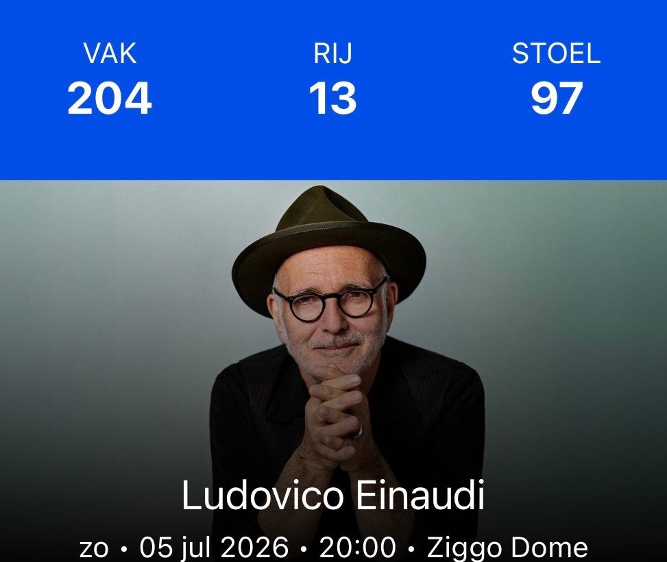 Ludovico Einaudi, Twee personen, Juli