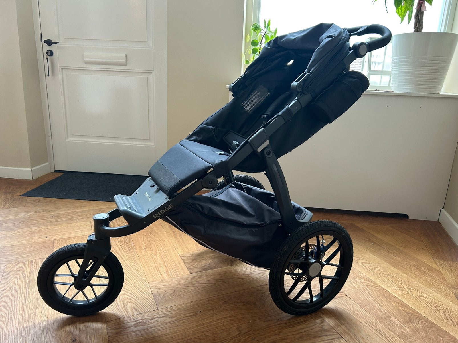 Uppababy Ridge Hardloop Kinderwagen tot 22kg, Gebruikt, Luchtbanden, Ophalen, Kinderwagen
