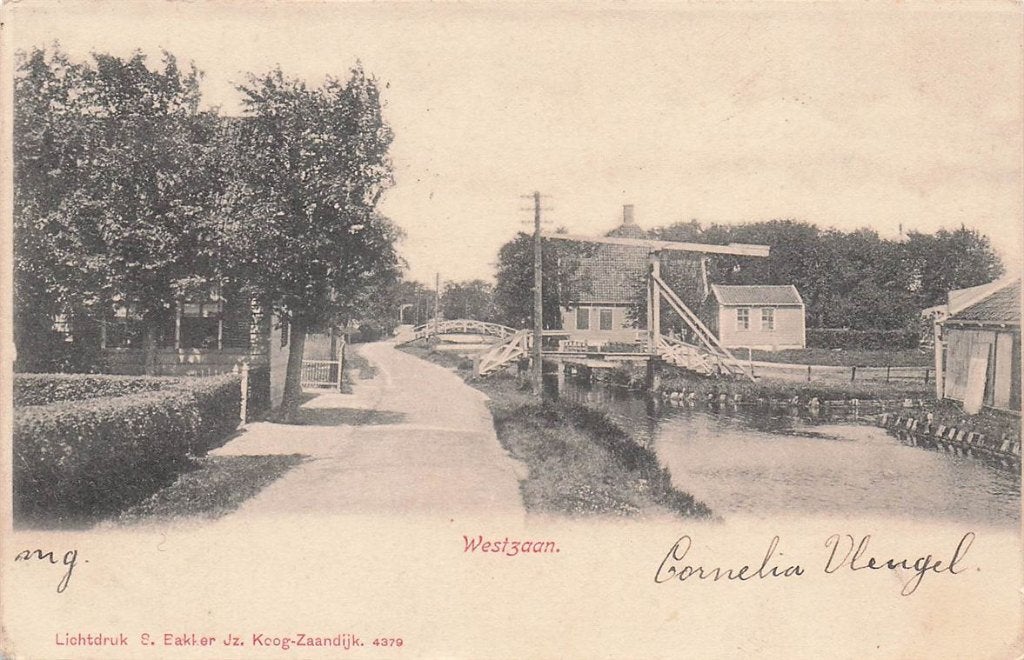 702-492-035 Westzaan, Verzenden, Voor 1920, Noord-Holland