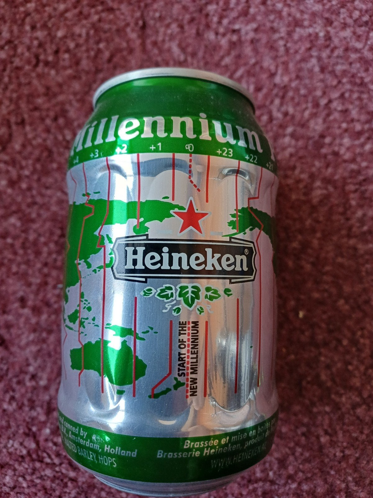 Heineken millennium planner, vol blik., Ophalen of Verzenden, Zo goed als nieuw, Overige typen, Heineken