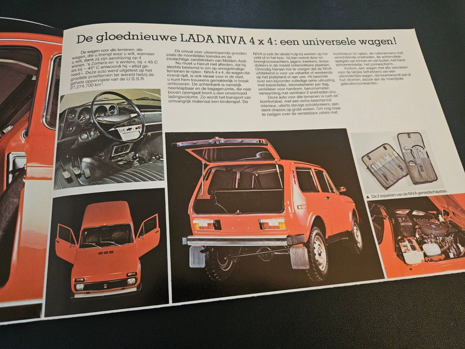 Brochure Lada Niva 2121 1980, Ophalen of Verzenden, Zo goed als nieuw, Overige merken