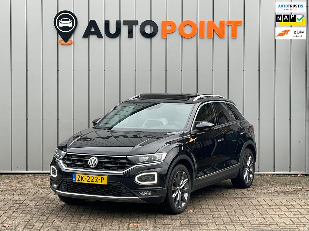 Volkswagen T-Roc 2.0 TSI 4Motion DSG|PANO|TREKHAAK|CAMERA|BE, Auto's, Volkswagen, Automaat, Gebruikt, 1984 cc, Zwart