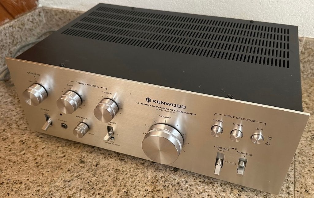 Kenwood KA 3500 versterker amplifier vintage, Audio, Tv en Foto, Versterkers en Receivers, Overige merken, Gebruikt, Ophalen of Verzenden