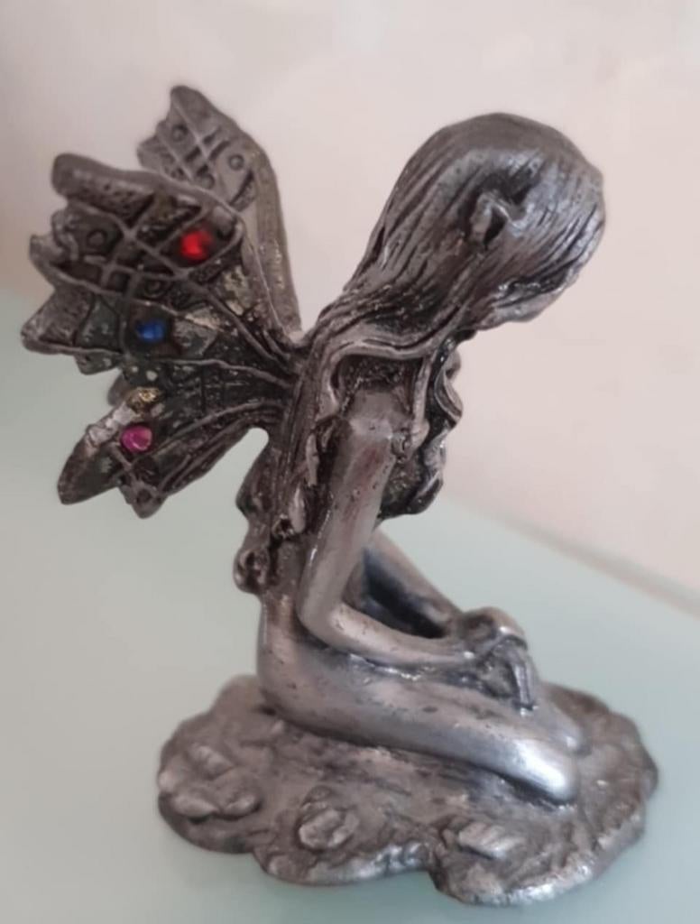 Prachtige tinnen Angel., Ophalen of Verzenden
