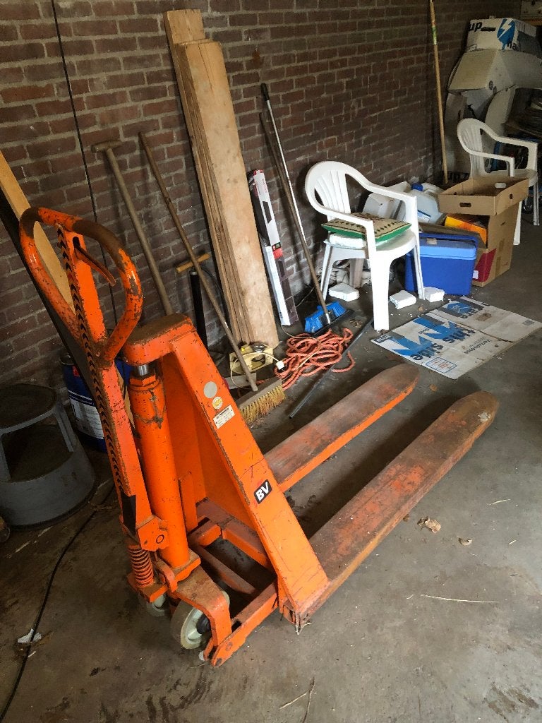 pompwagen, Ophalen, Zo goed als nieuw
