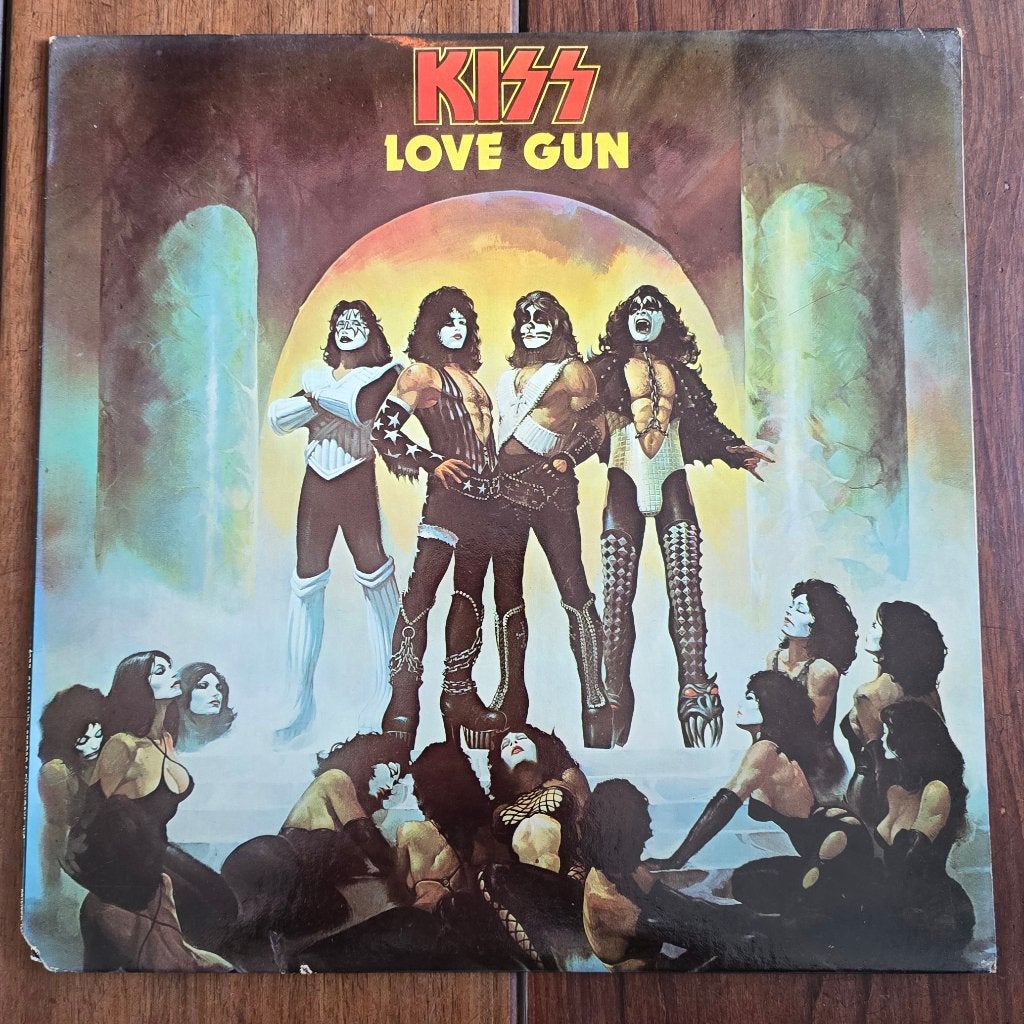 KISS - Love Gun - LP met poster, LP, Gebruikt, Ophalen of Verzenden, 12 inch